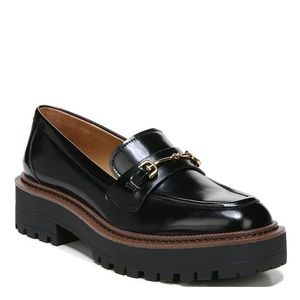 Sam Edelman Laurs Leather Bit Buckle Lug Sole Platform Loafers. Size 7. NWT